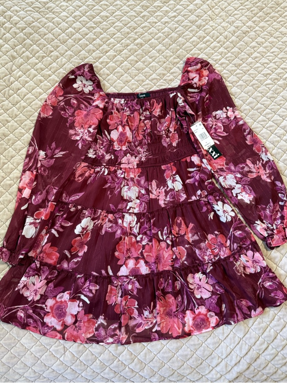 Floral Tiered Spring Dress